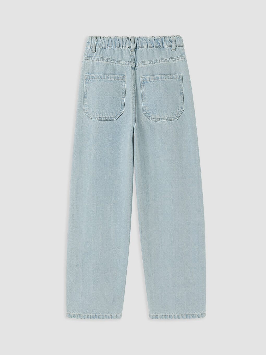 İndigo Baggy Fit Erkek Çocuk Jean Pantolon-1