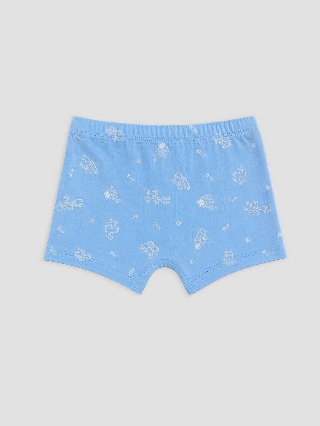 Mavi Baskılı Erkek Çocuk Boxer-1