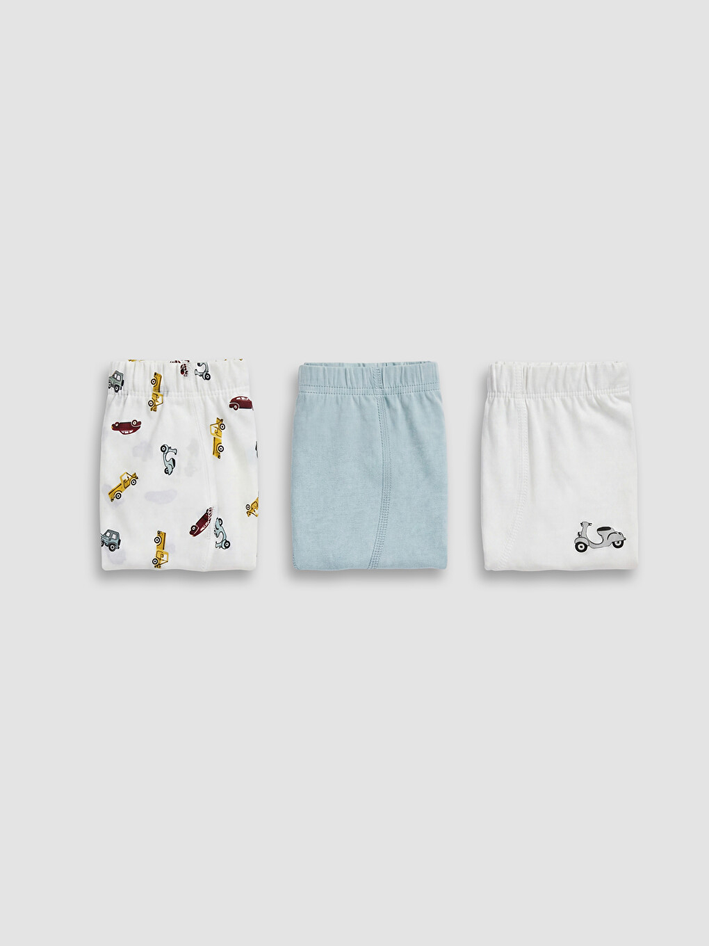 Ekru Erkek Çocuk 3'lü Boxer