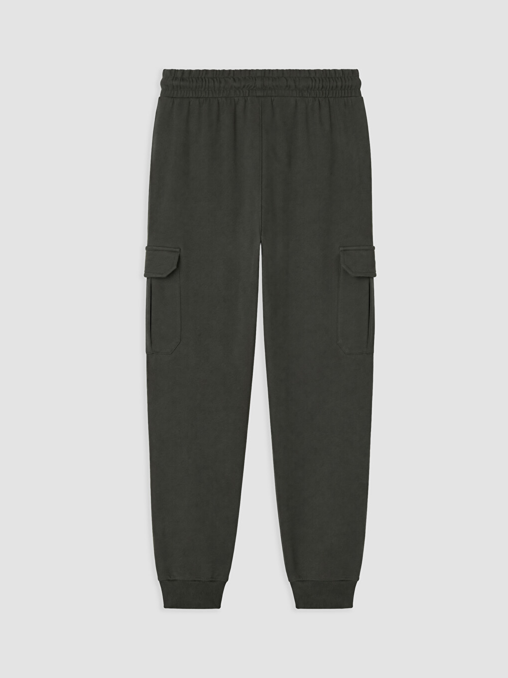 Standard Fit Cargo Pocketed Men's Sweatpants-5