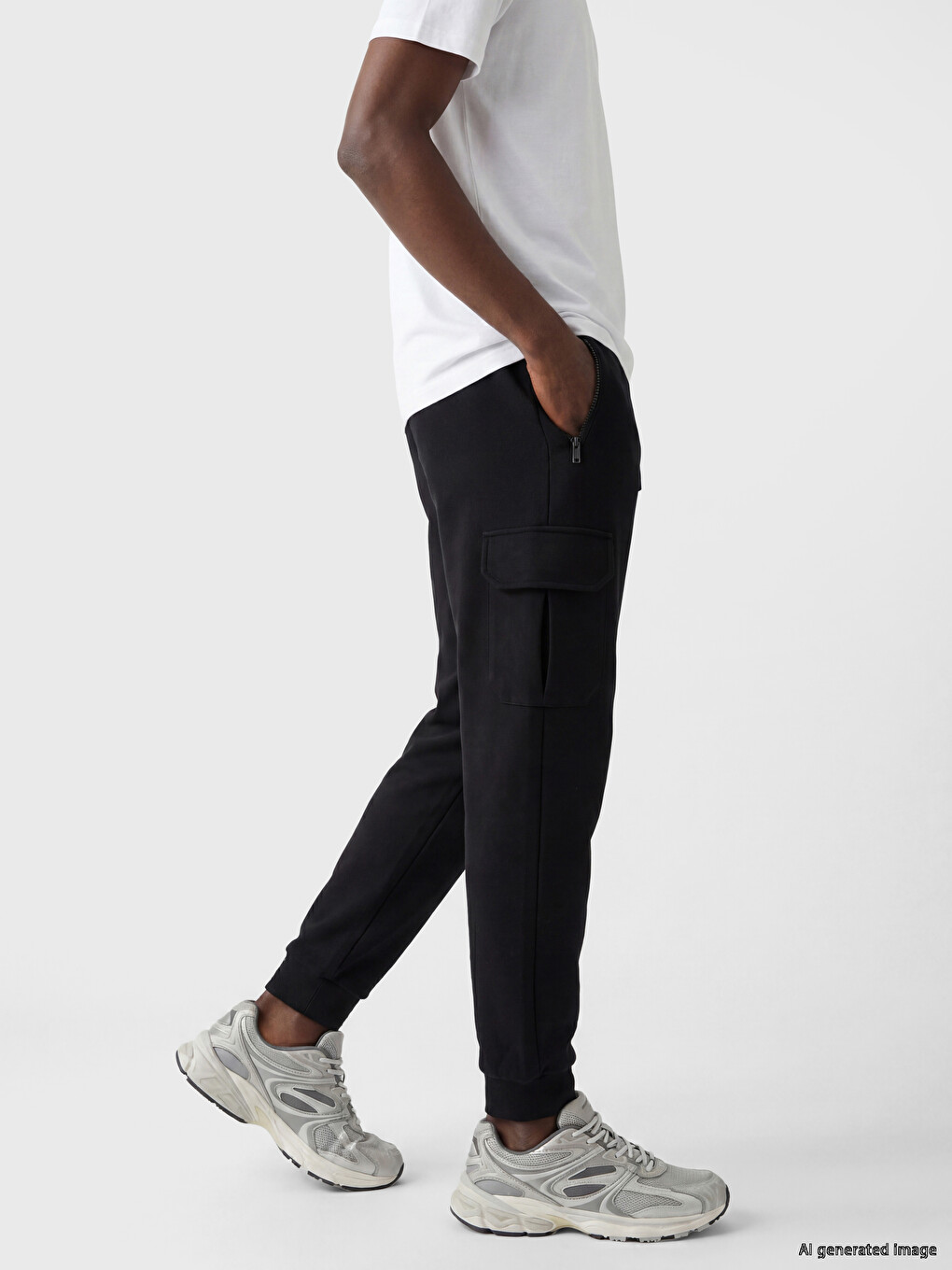 Man Black Sweatpants