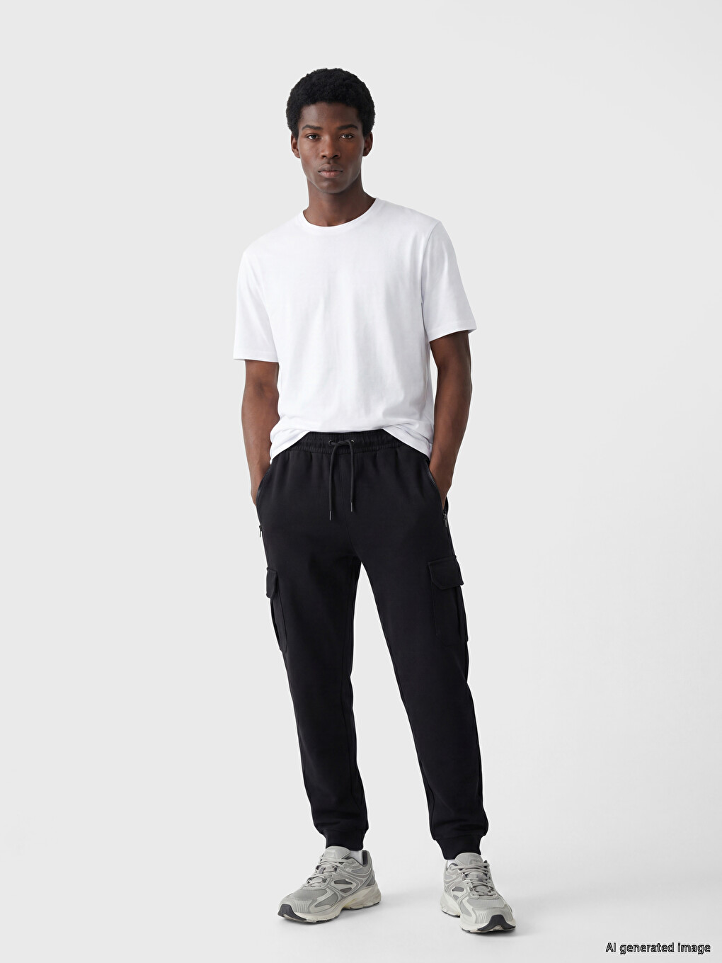 Man Black Sweatpants-1