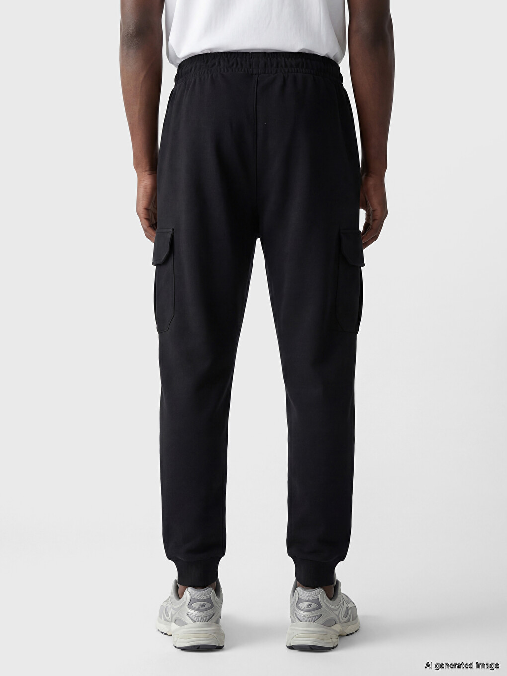 Man Black Sweatpants-3