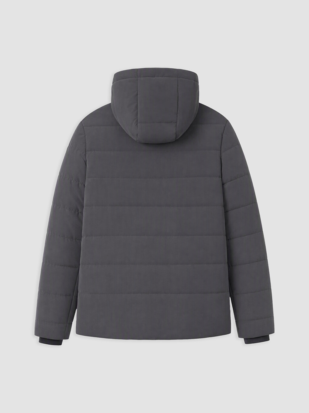 Regular Fit Hooded Men's Puffer Coat-1