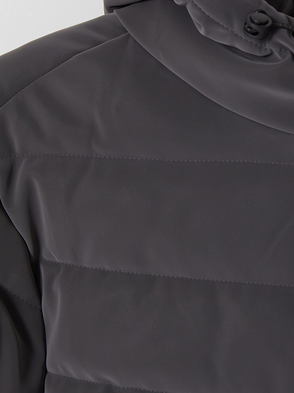 Regular Fit Hooded Men's Puffer Coat-2