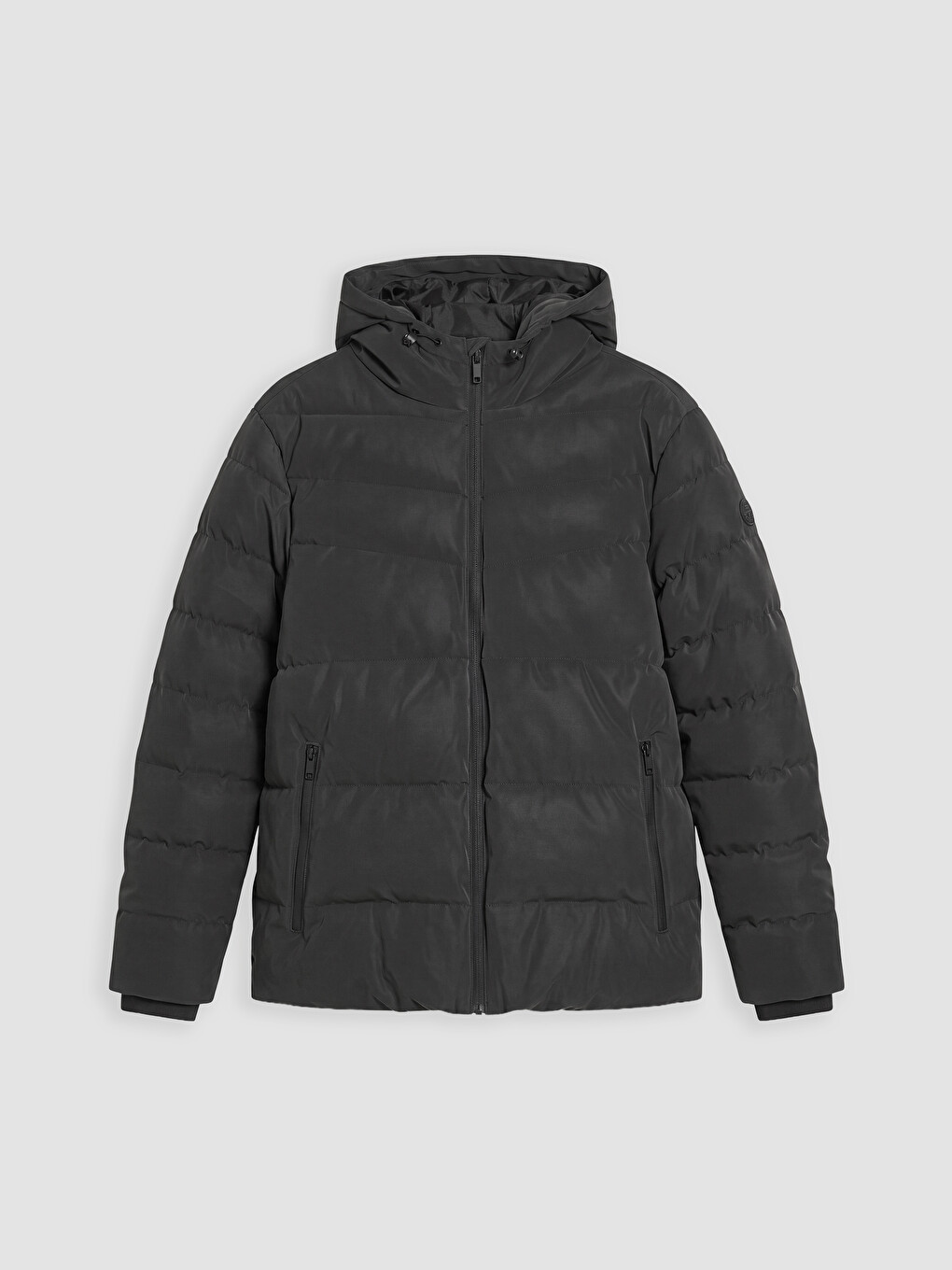 Standard Fit Hooded Men's Puffer Coat-3