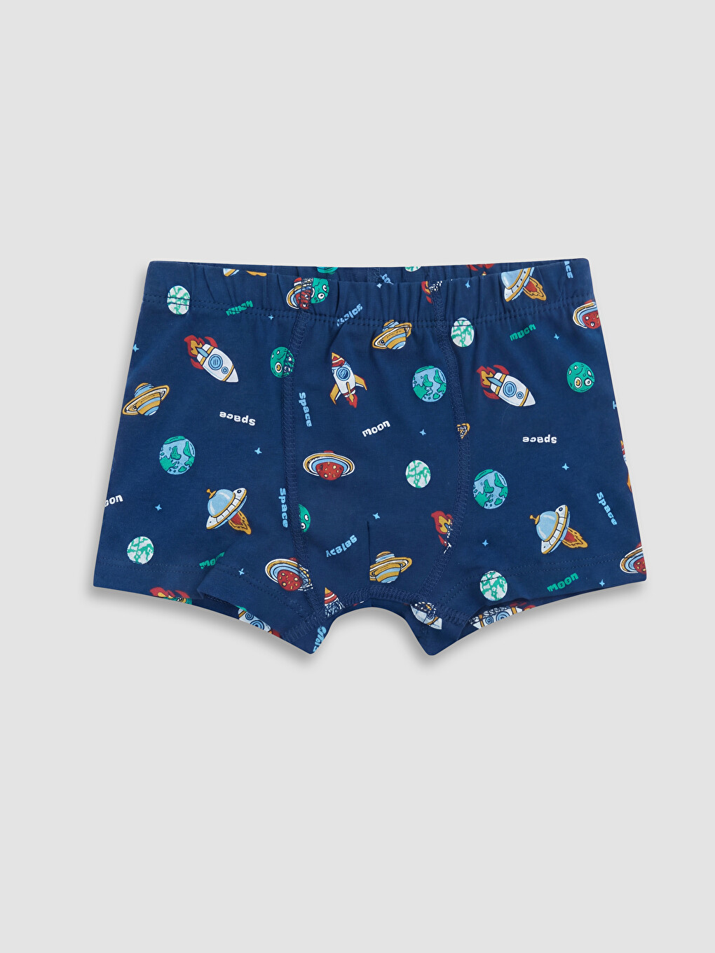 Beyaz Erkek Çocuk Pamuklu Boxer 3'lü-2