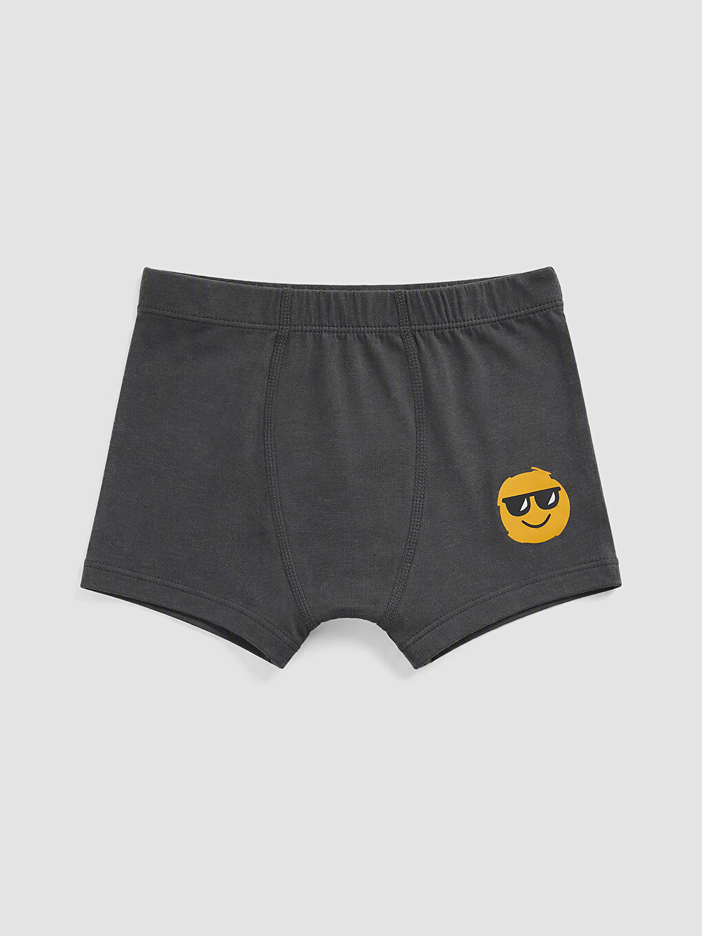 Gri 3'lü Erkek Çocuk Boxer-1