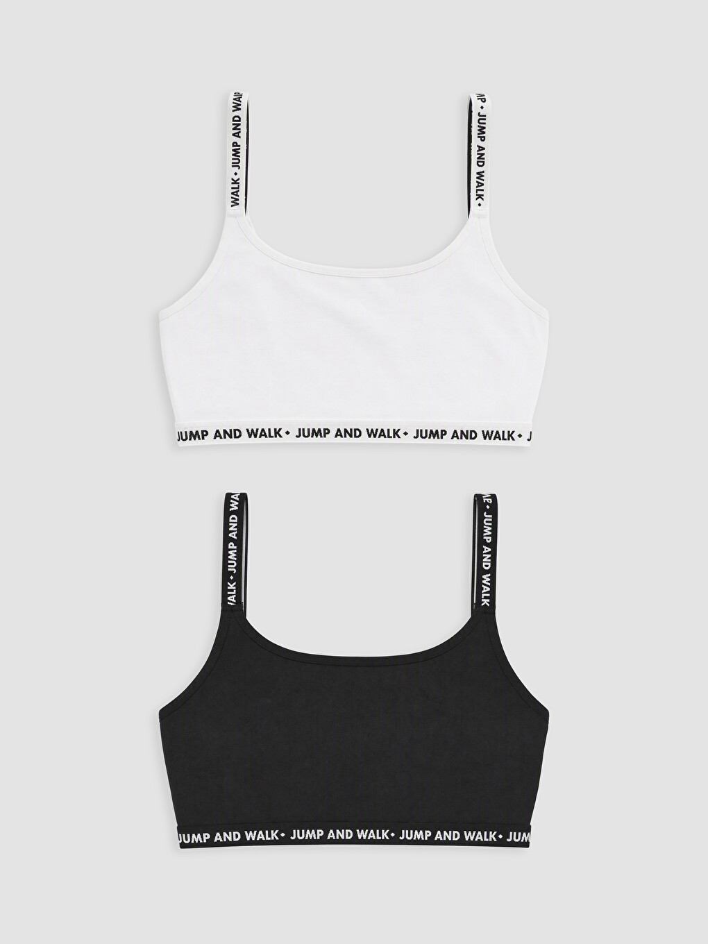 Printed Girls' Bustier 2 Pack