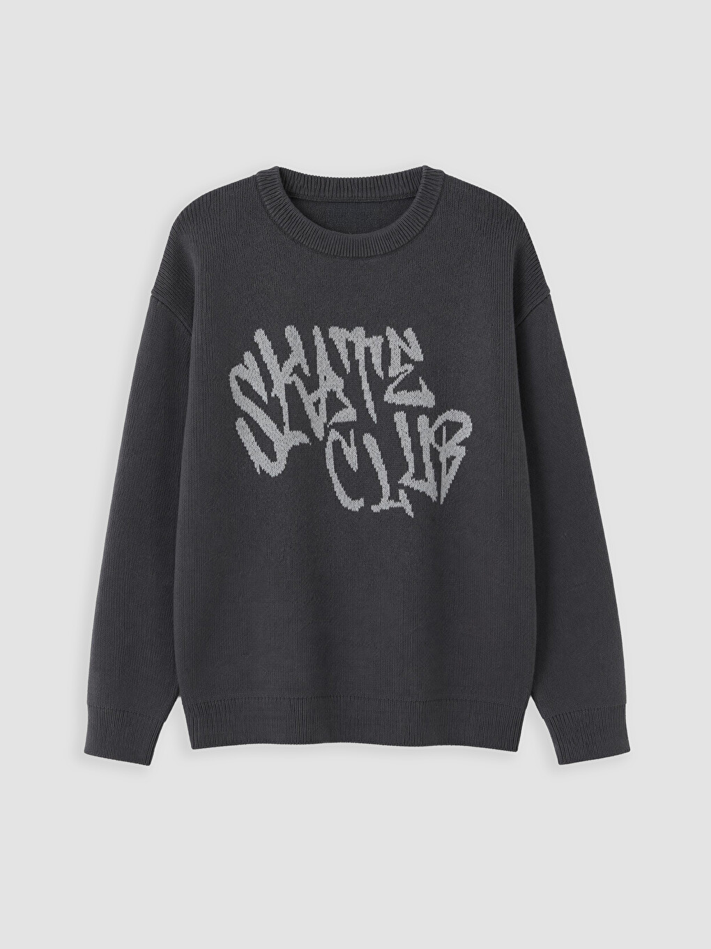 Crew Neck Boys' Jacquard Patterned Sweater
