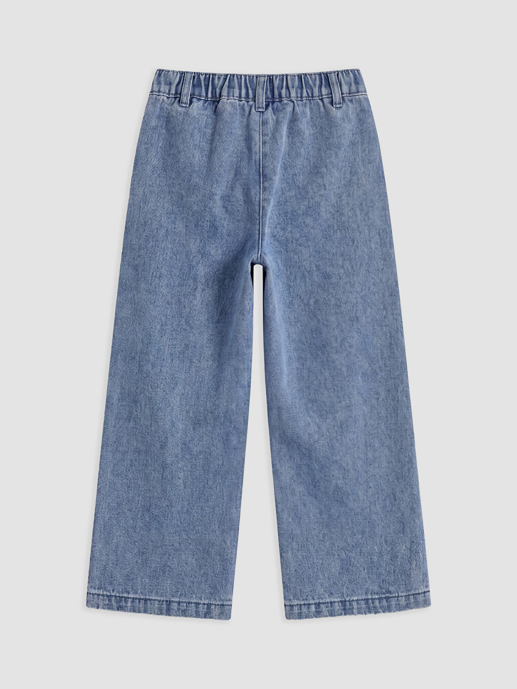 Djevojačke Traperice Širokih Nogavica S Cvjetnim Vezom-2