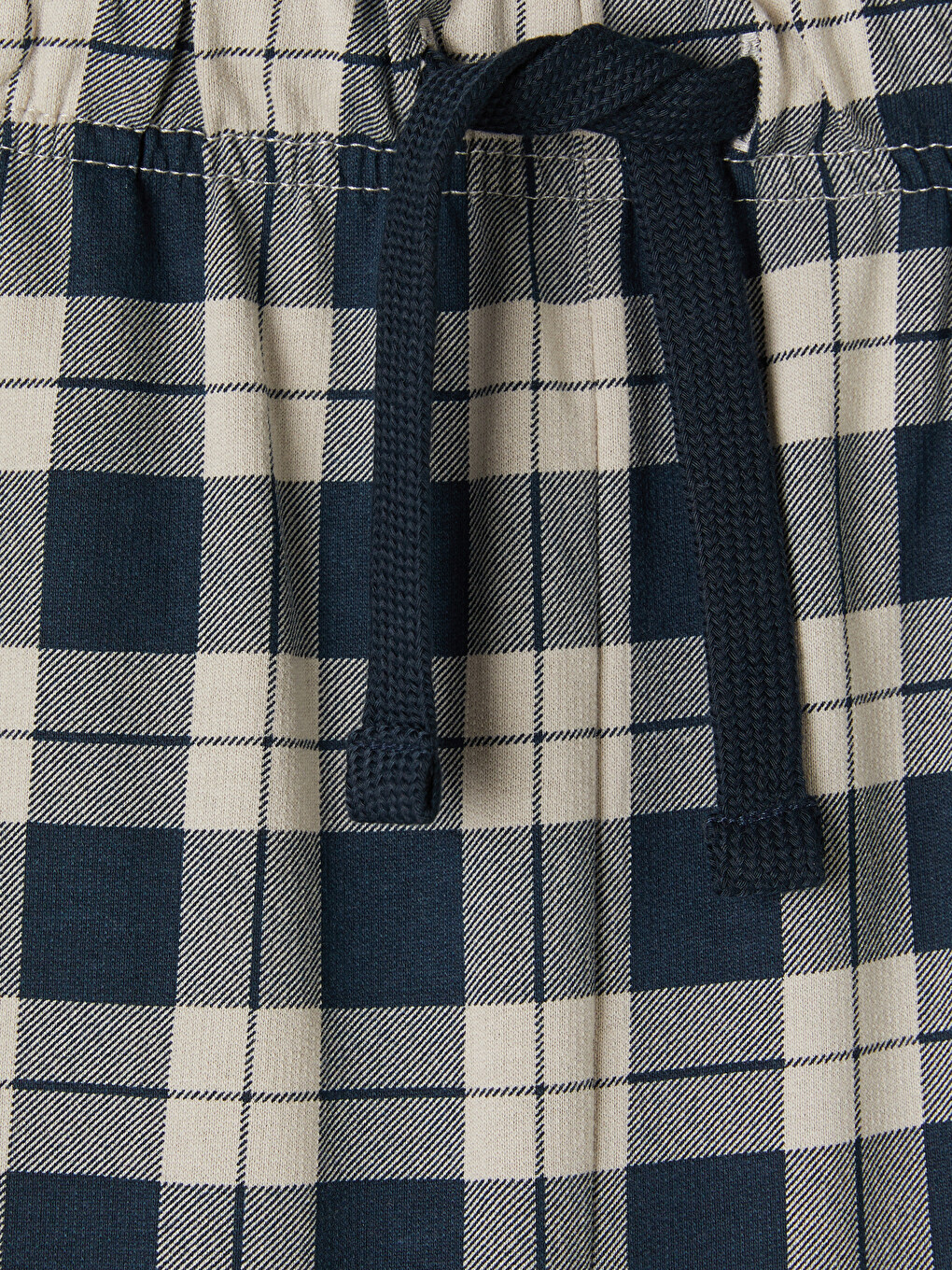 Regular Fit Plaid Men's Pyjamas Set-9