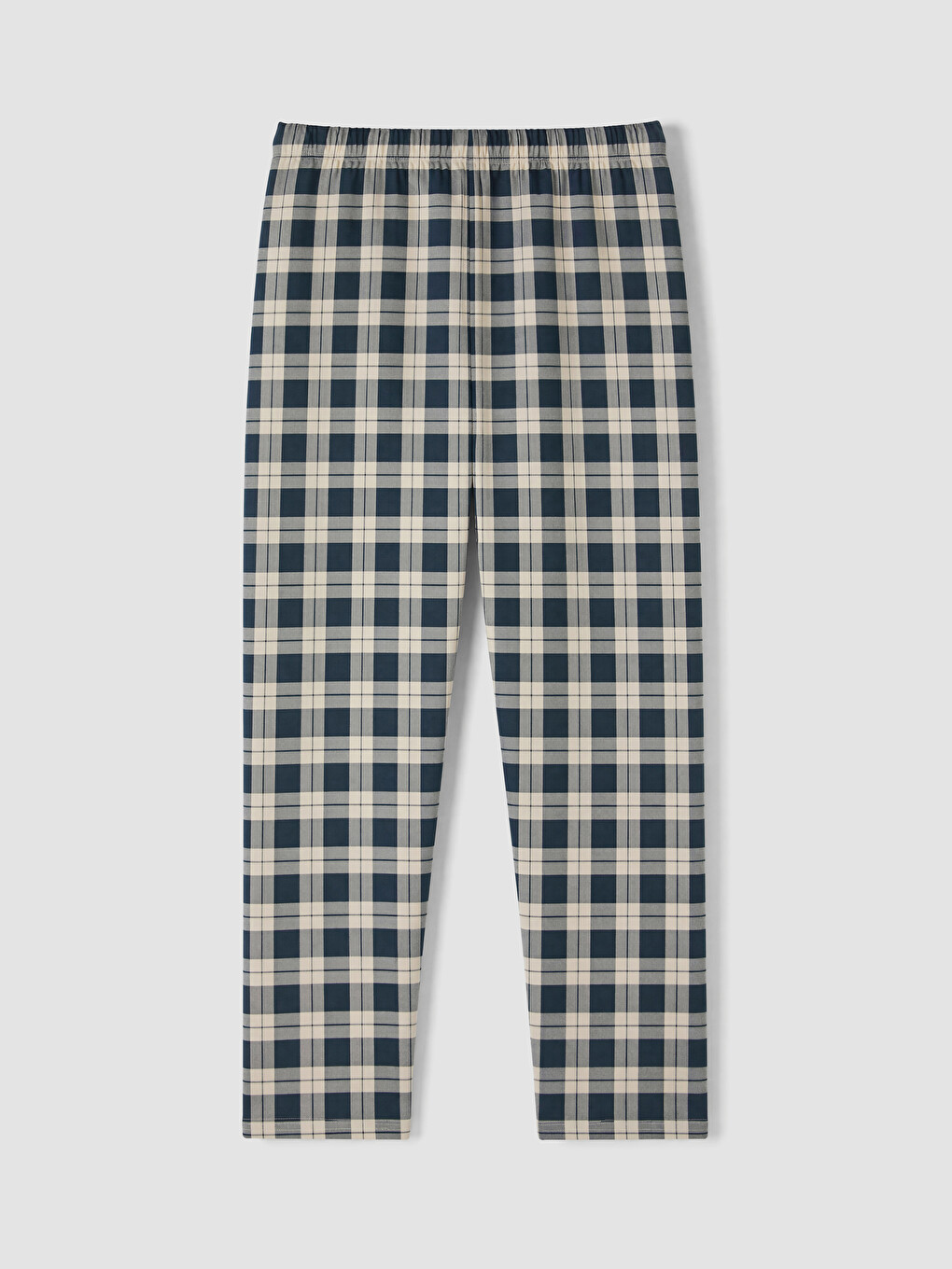 Regular Fit Plaid Men's Pyjamas Set-10