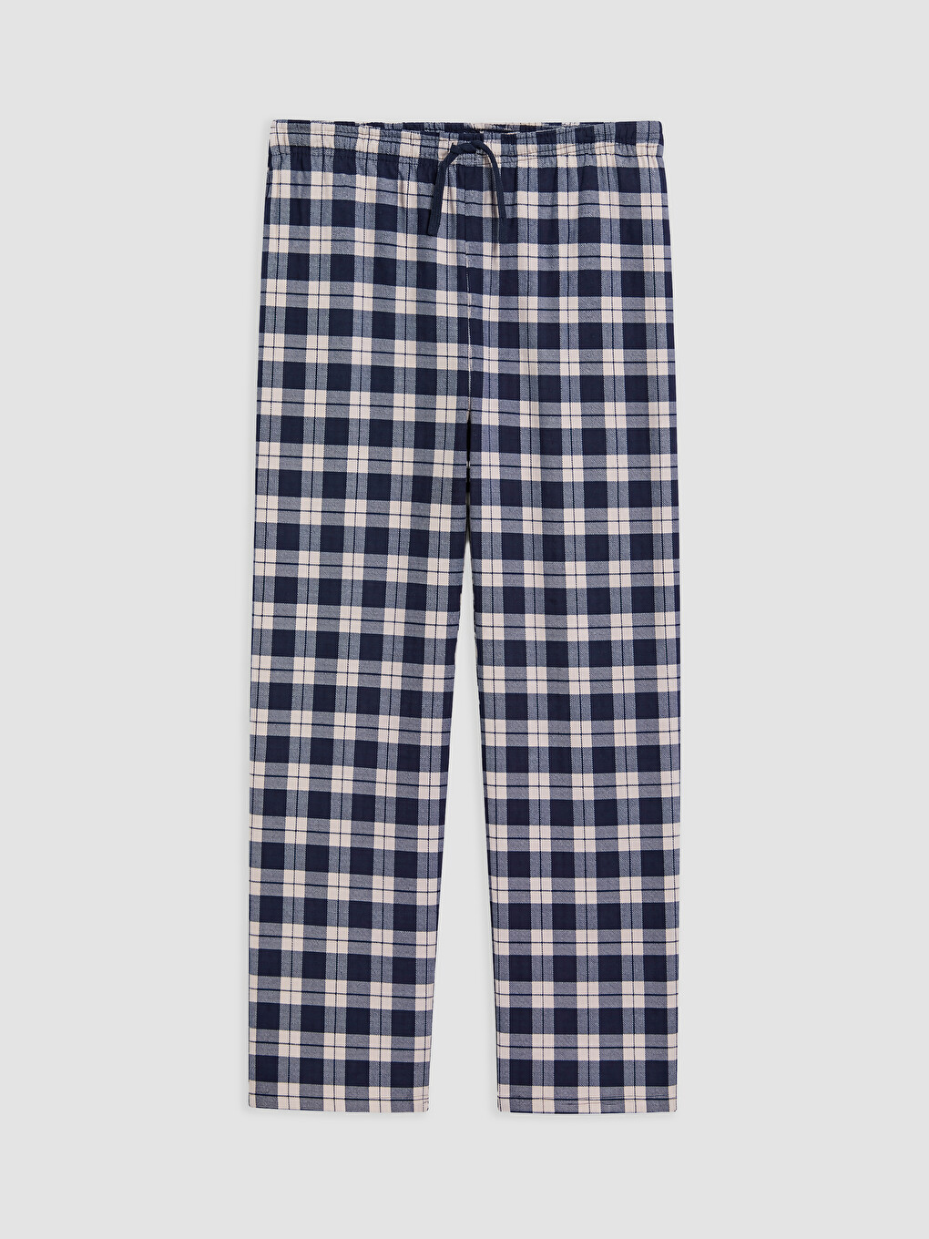 Regular Fit Plaid Men's Pyjamas Set-4