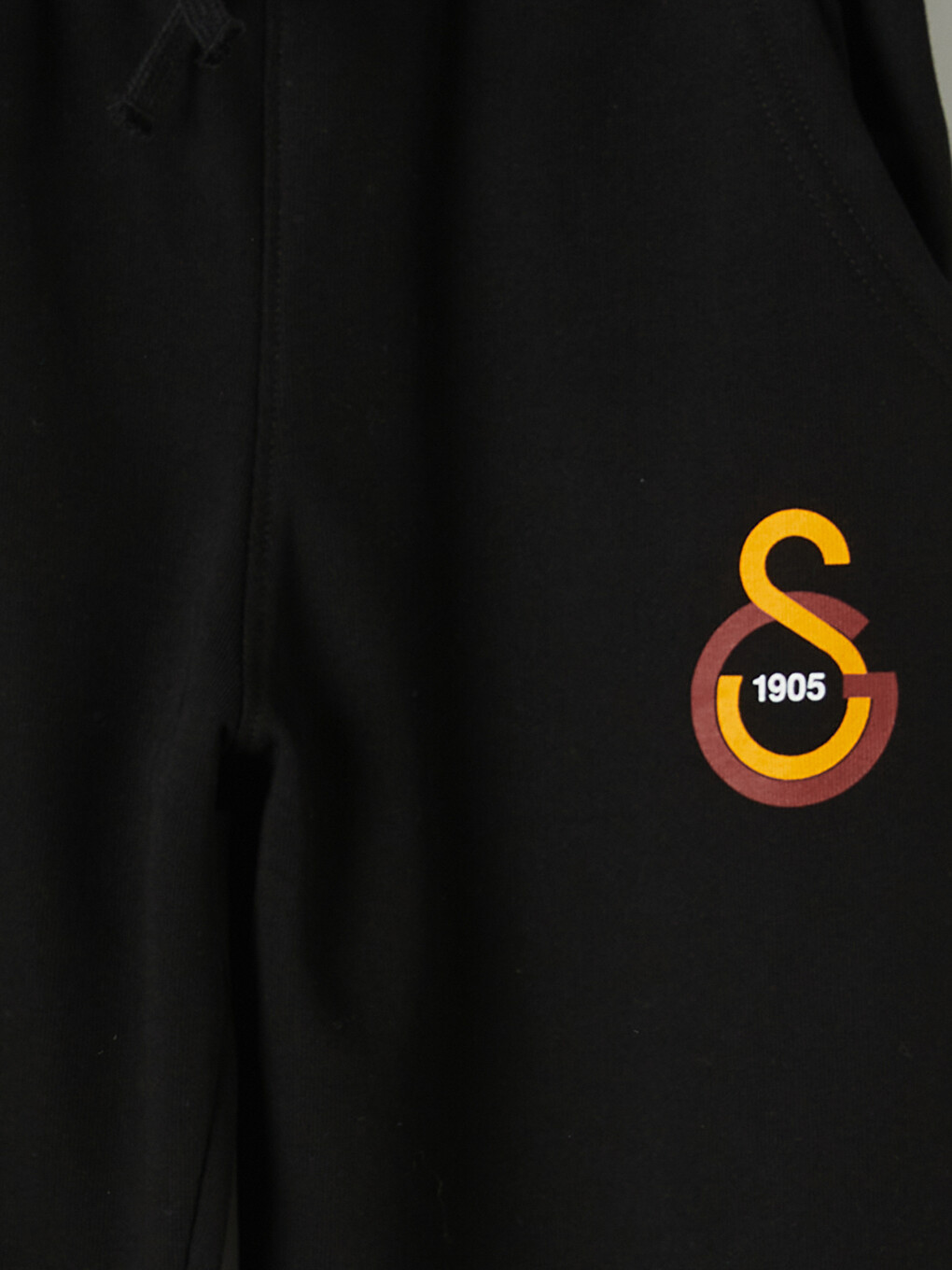 Siyah Galatasaray Baskılı Erkek Çocuk Jogger Eşofman Altı-1