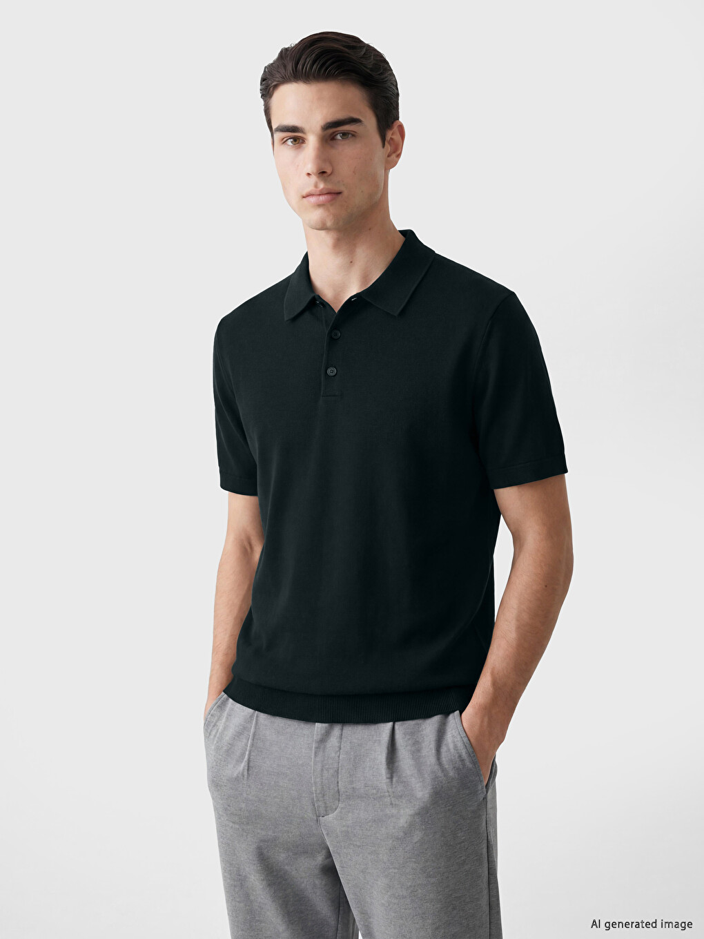 Man Khaki T-shirt