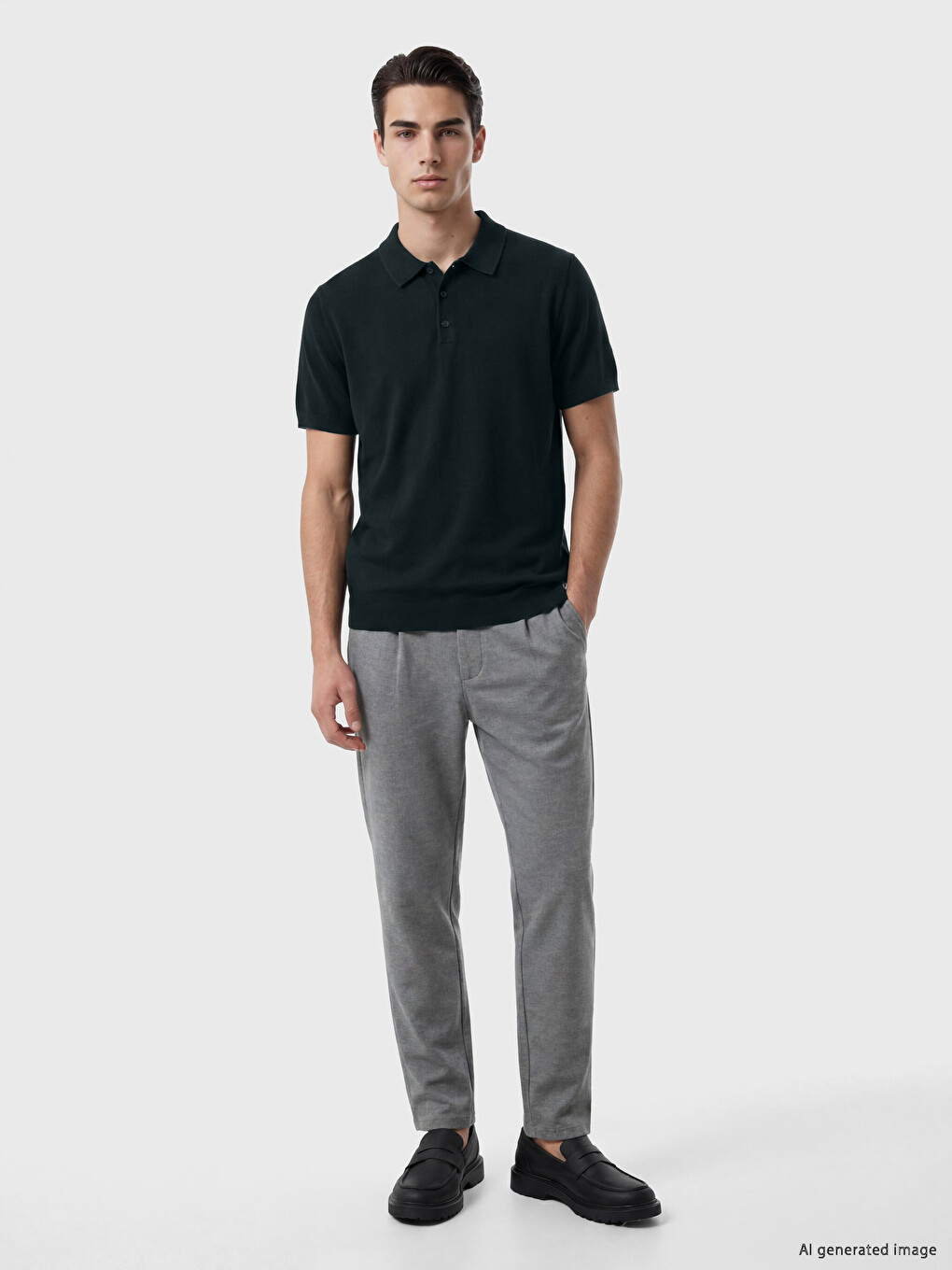 Man Khaki T-shirt-1