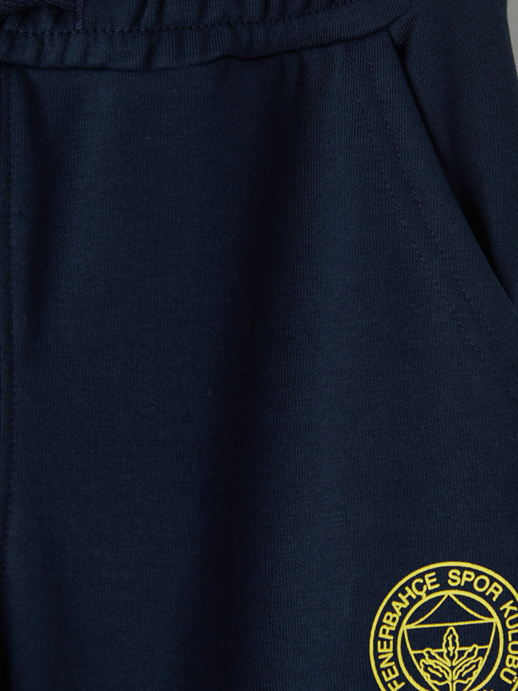 Lacivert Fenerbahçe Baskılı Erkek Çocuk Eşofman Takım-5