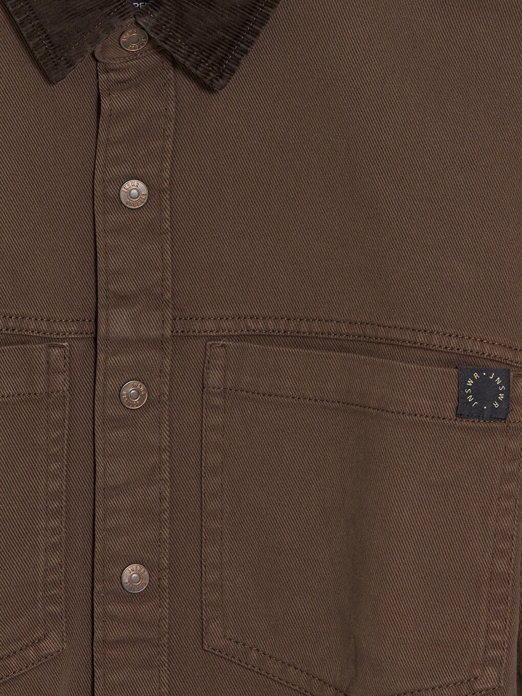 Relaxed Fit Men's Jean Shirt-5