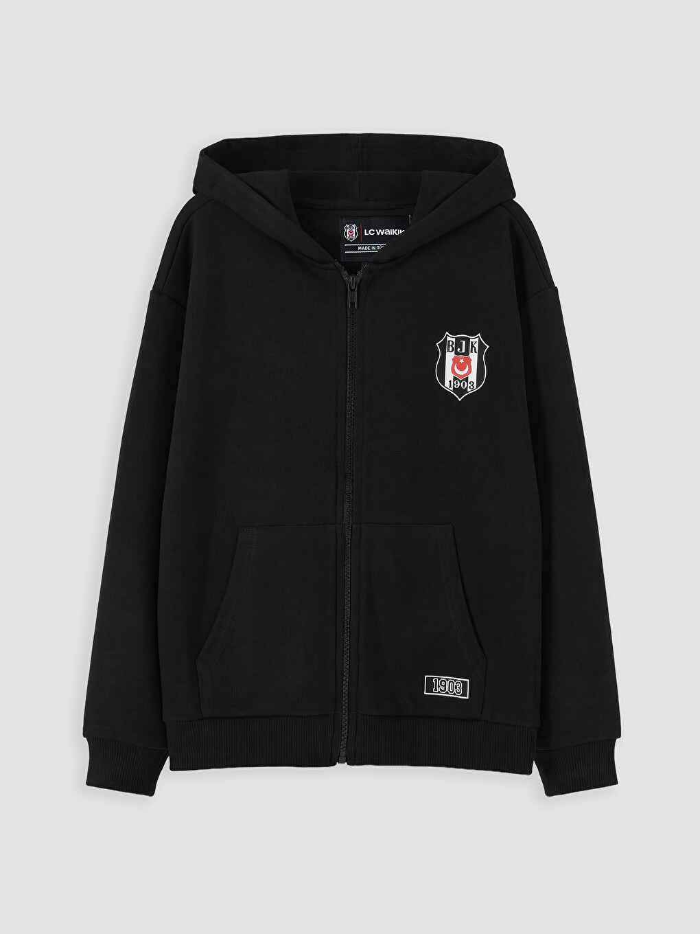 Siyah Beşiktaş Baskılı Erkek Çocuk Eşofman Takım-1