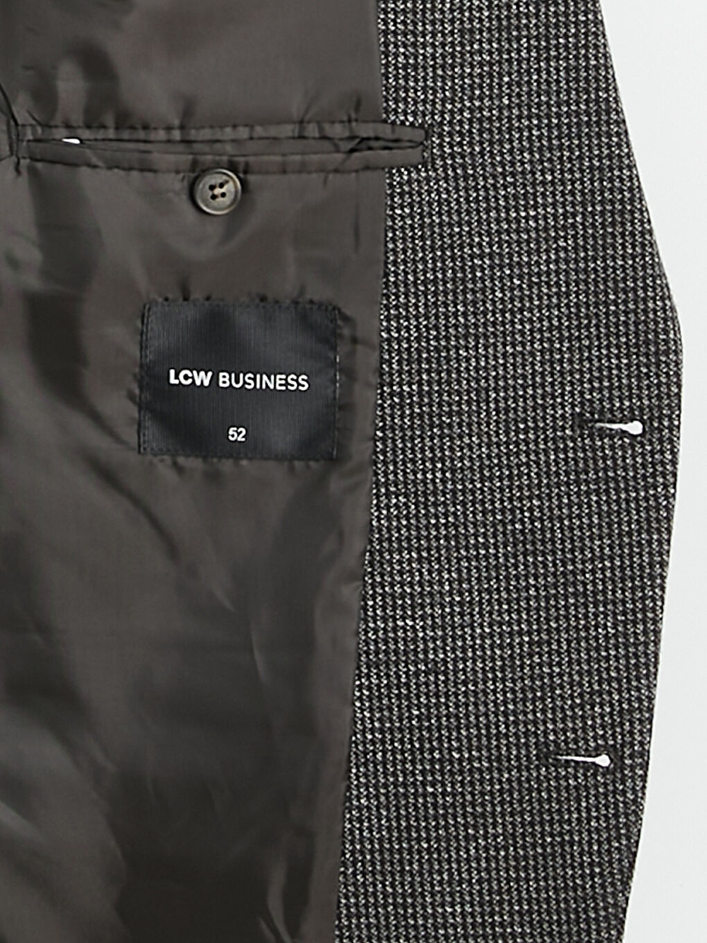 Kahverengi Slim Fit Erkek Blazer Ceket-6