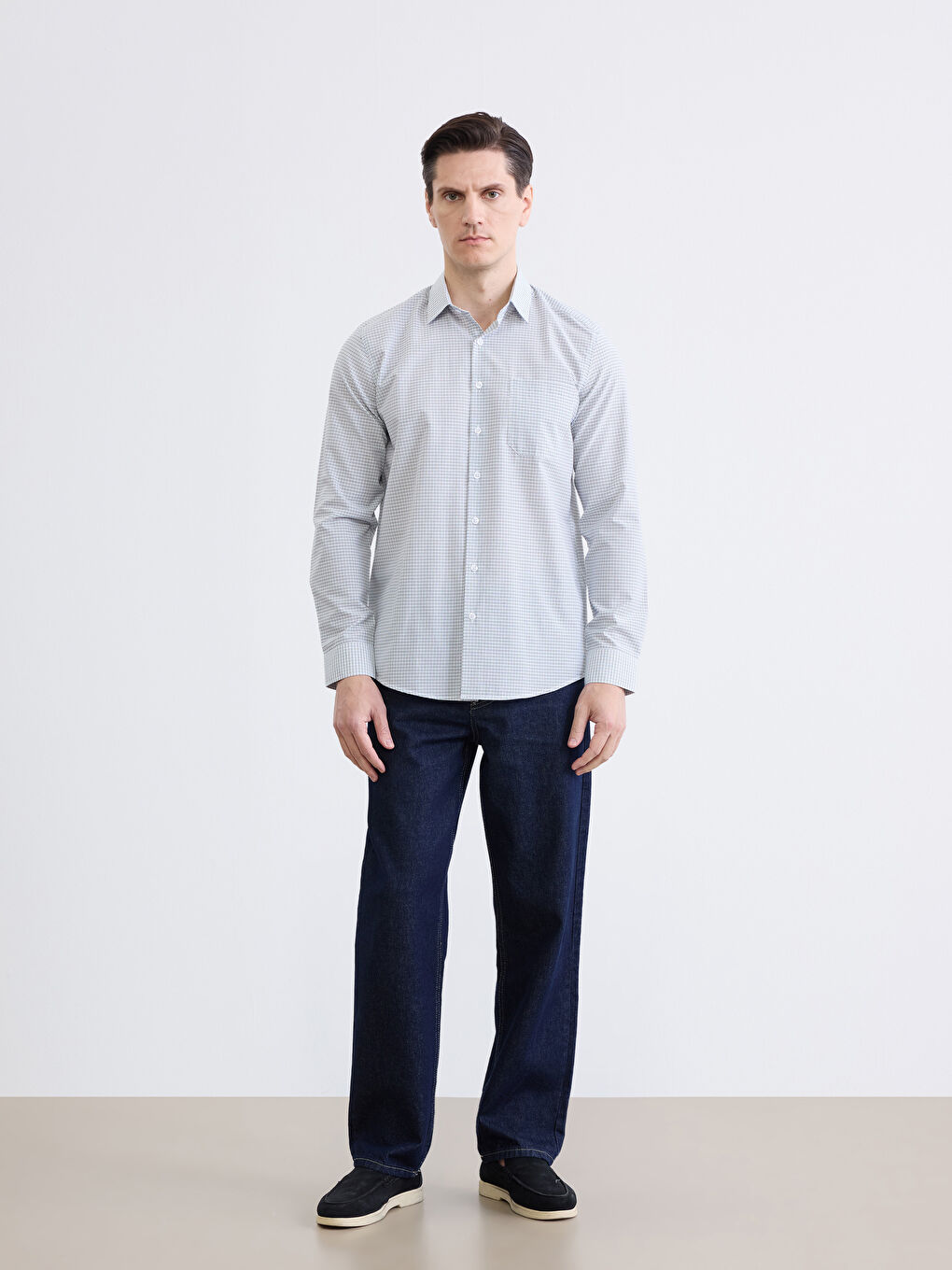 Muškarac PLAVA Košulja-1