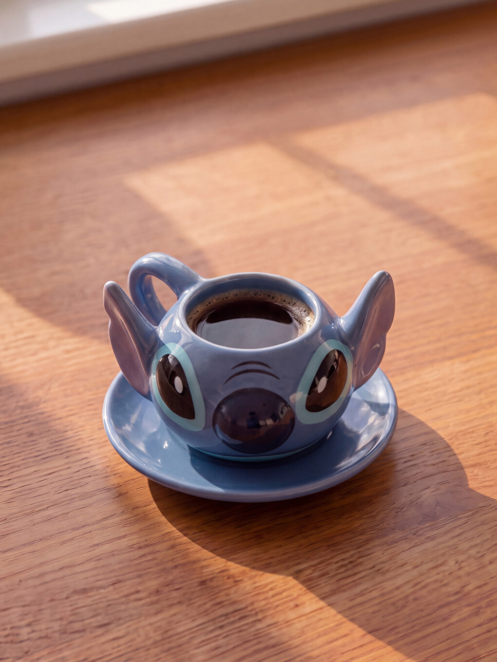  Stitch Baskılı Seramik Kahve Fincan Takımı 100 ml