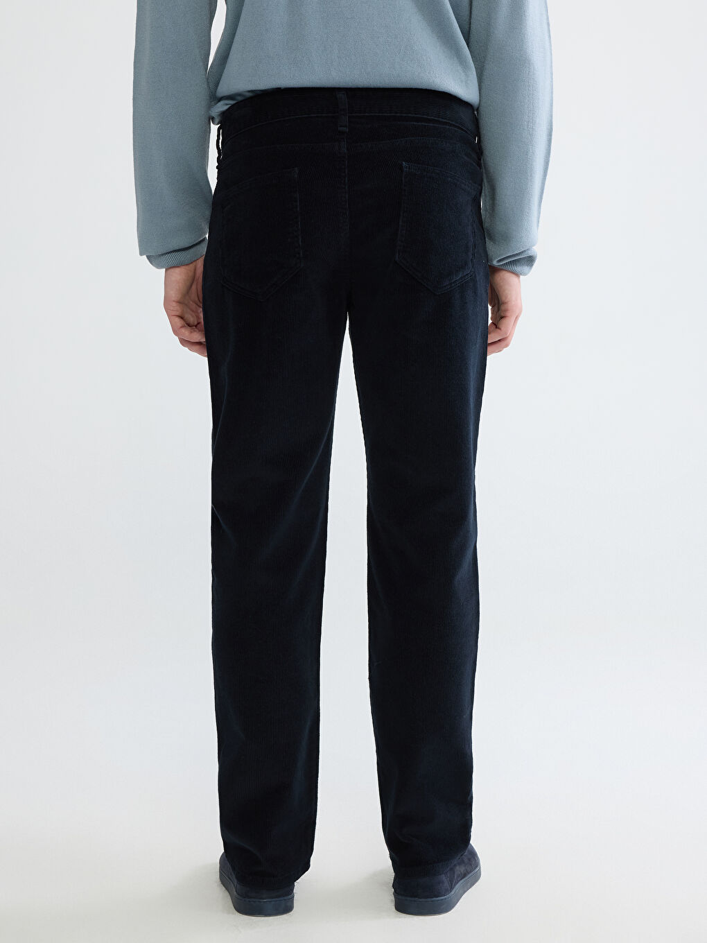Lacivert Standart Kalıp Erkek Chino Pantolon-3