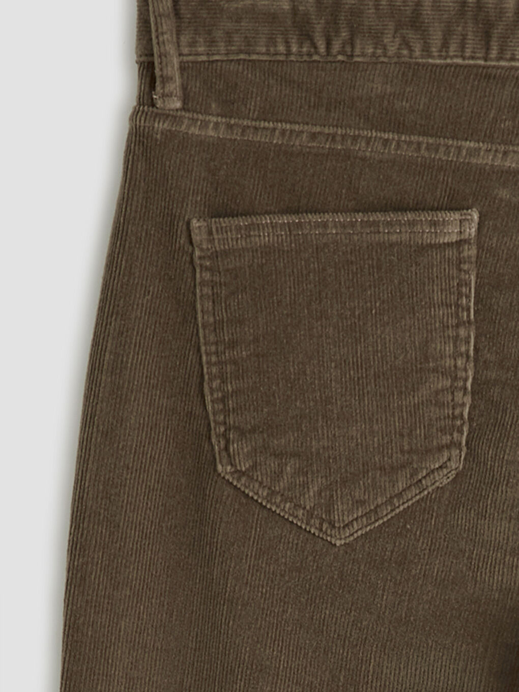 Kahverengi Standart Kalıp Erkek Chino Pantolon-1