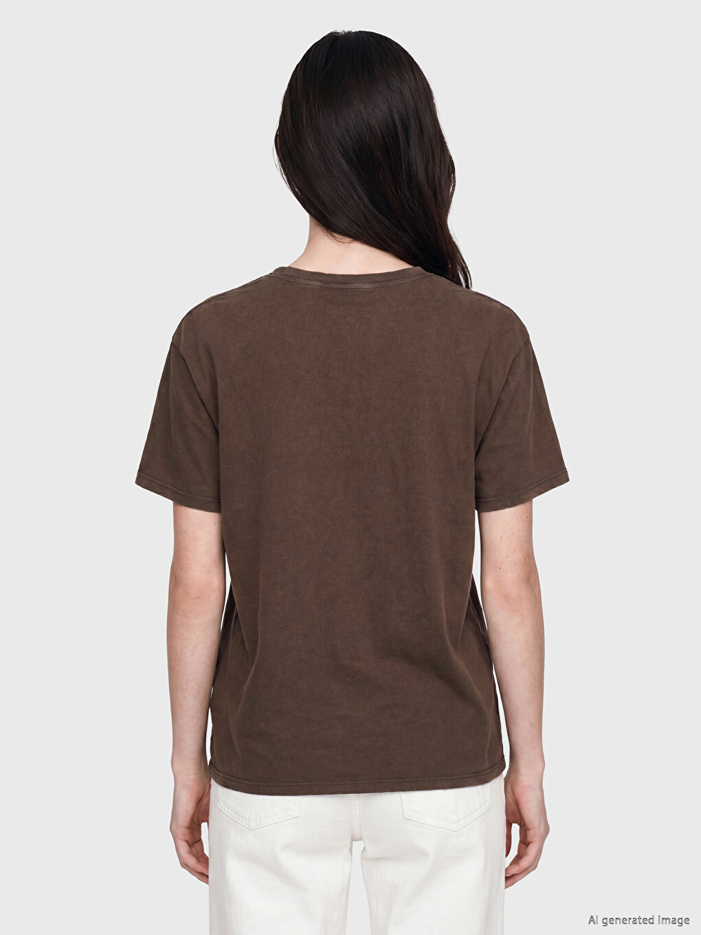 Rhinestone Embellished 100% Cotton Women's T-shirt-3