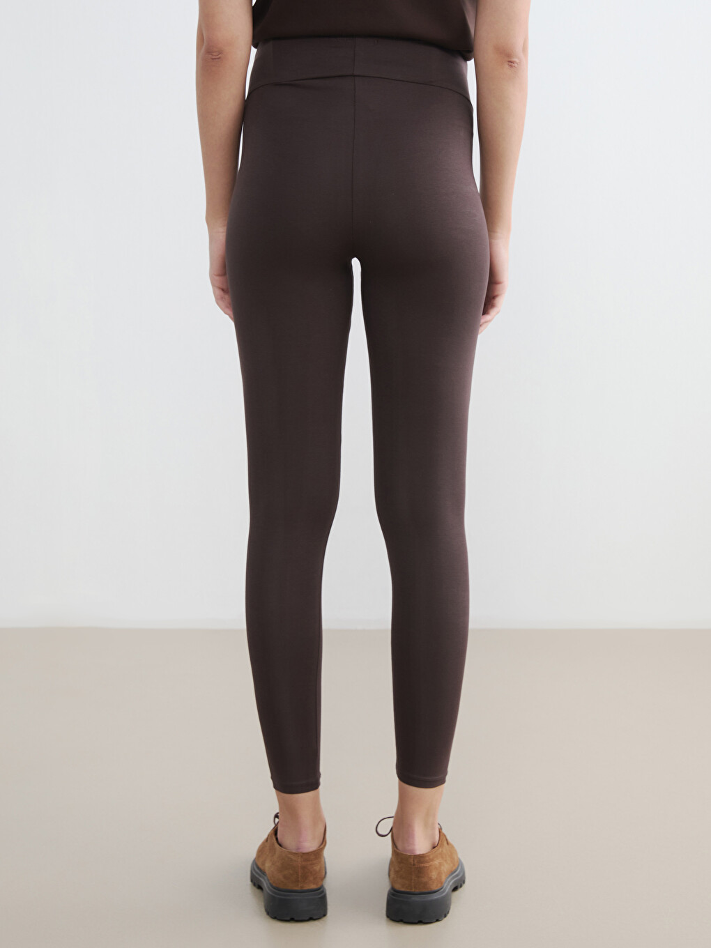 Leggings Femme À Taille Élastiquée-3