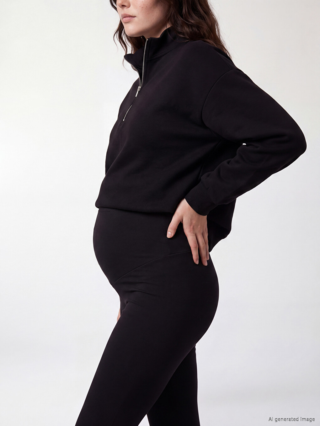 Woman Black Leggings-2