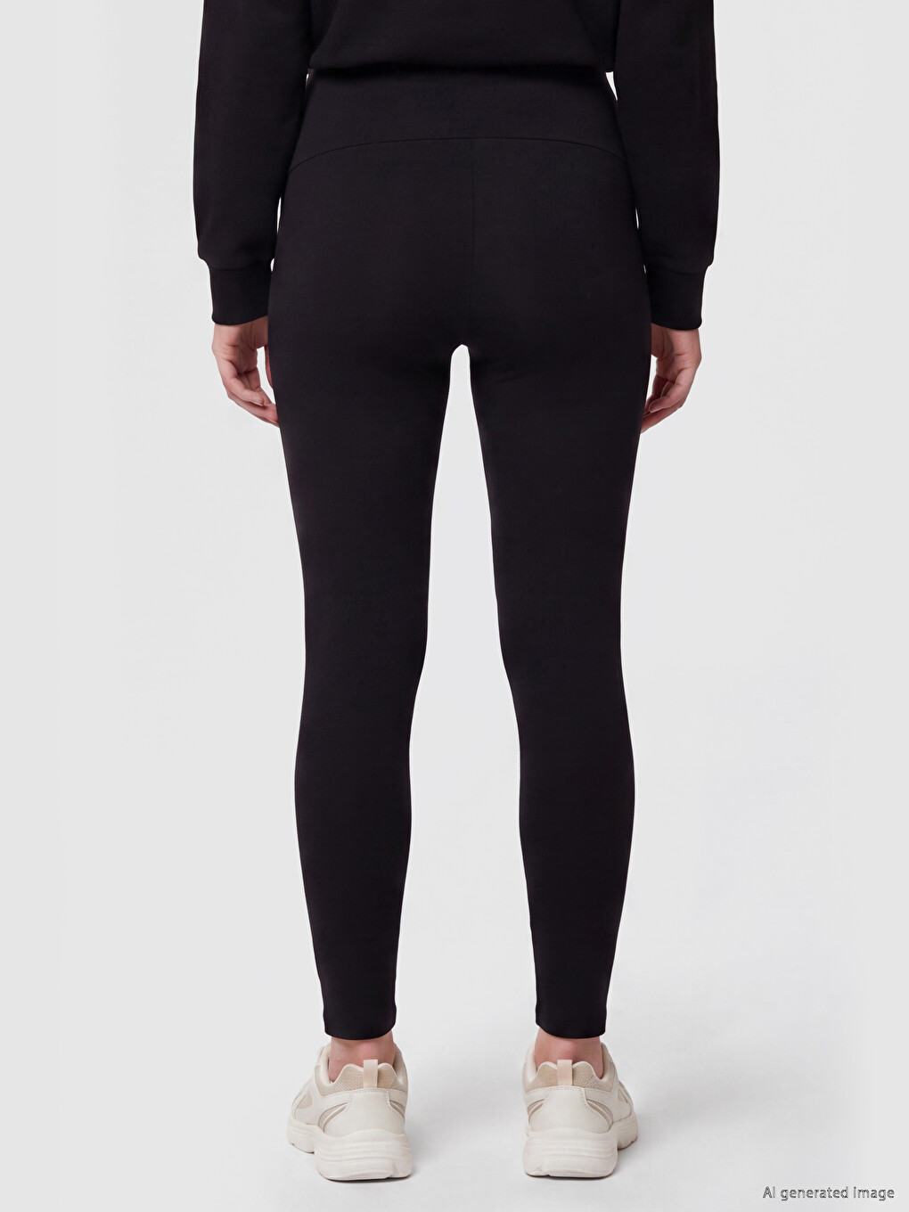 Woman Black Leggings-3