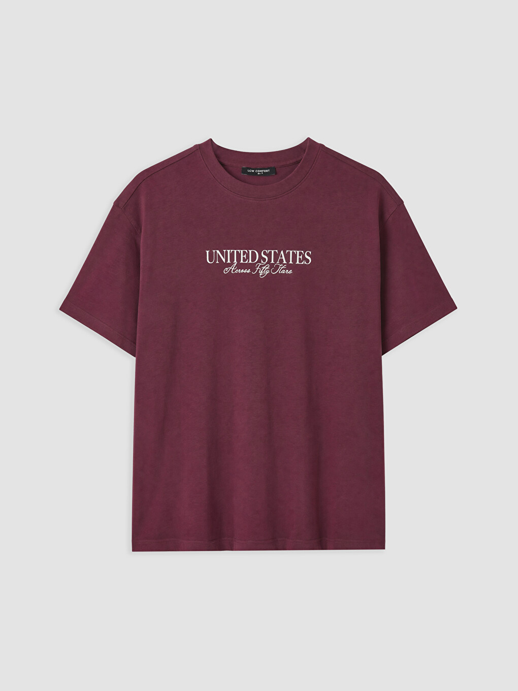 Text Printed 100% Cotton Women's T-shirt-4