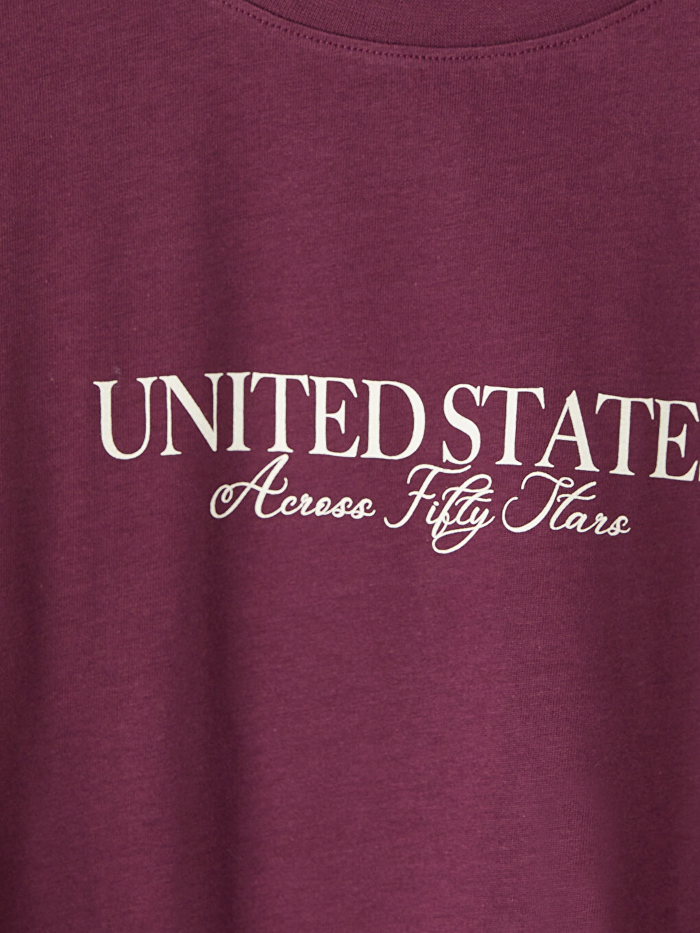 Text Printed 100% Cotton Women's T-shirt-6