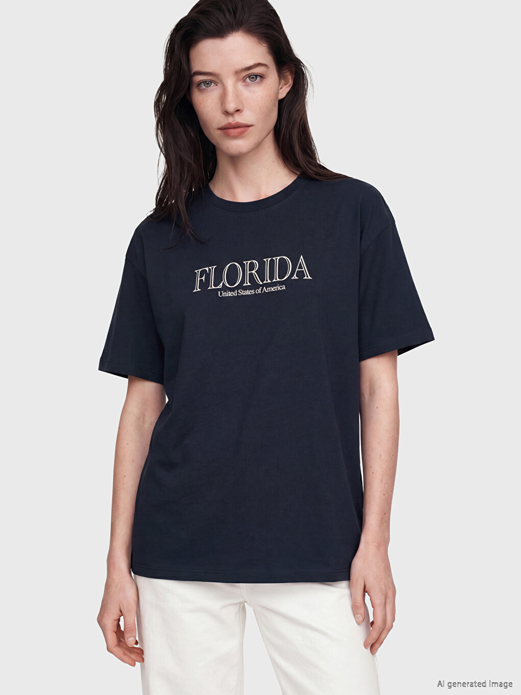 Florida Printed 100% Cotton Women's T-shirt