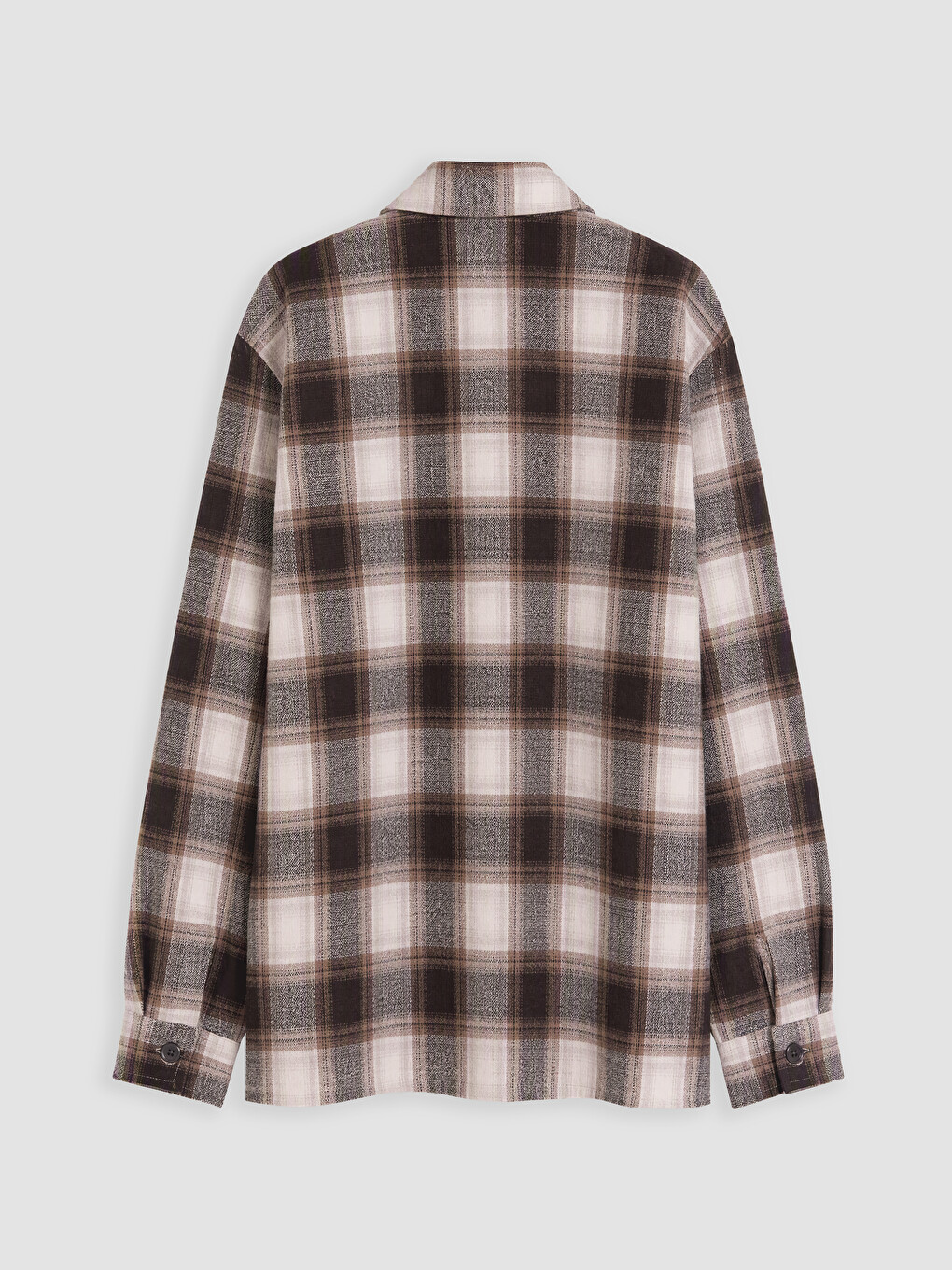 Këmishë Flanelë Me Kuadrate Për Djaloshin Elegant-2
