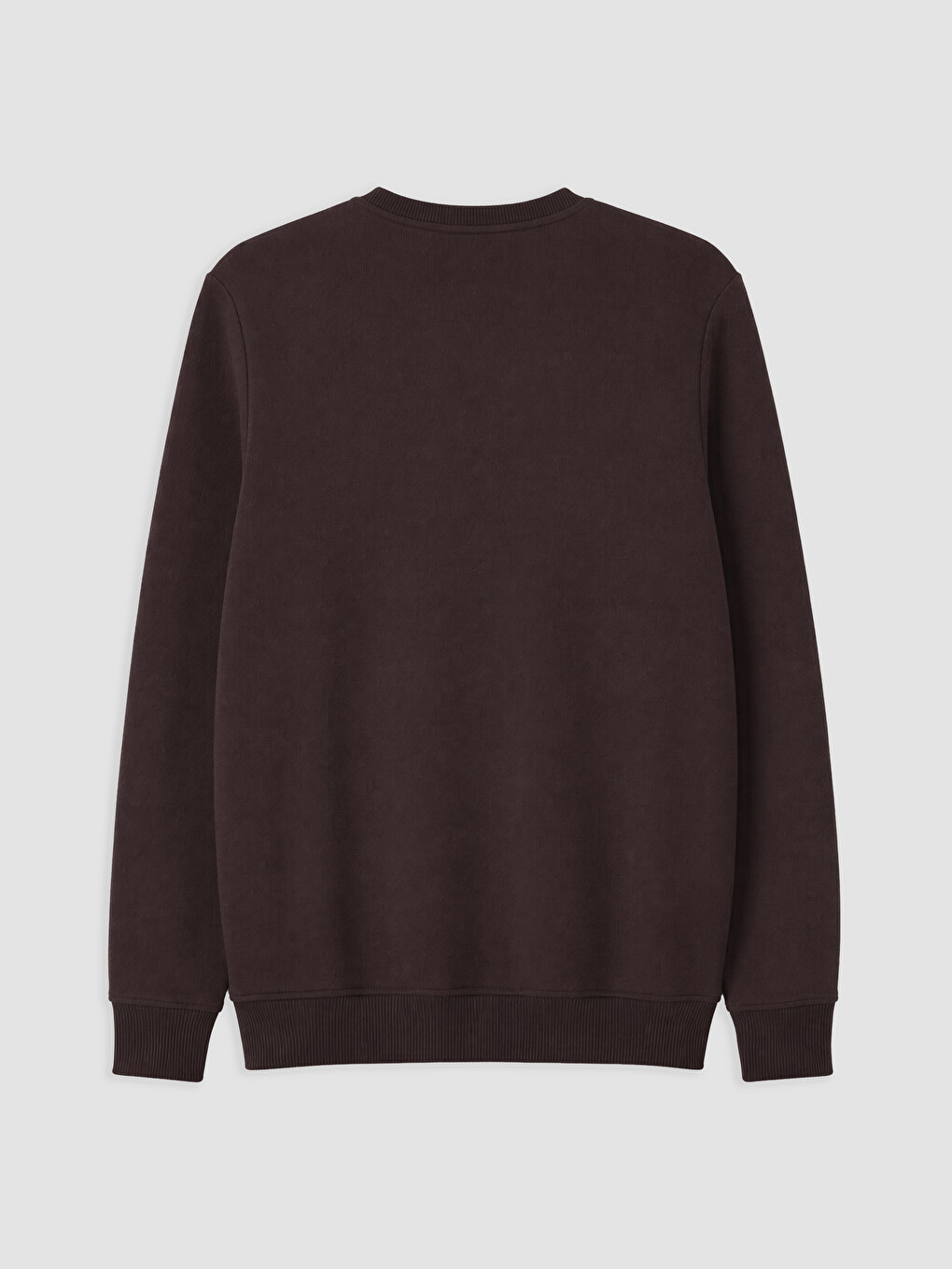 Mürdüm Bisiklet Yaka Erkek Sweatshirt-1