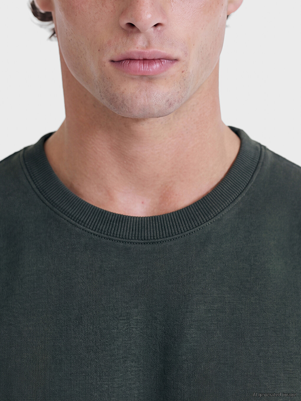 Crew Neck Men's Sweatshirt-2