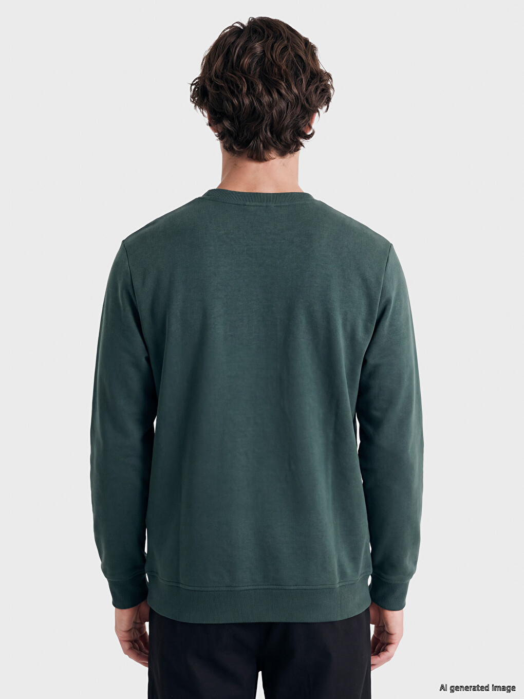 Crew Neck Men's Sweatshirt-3