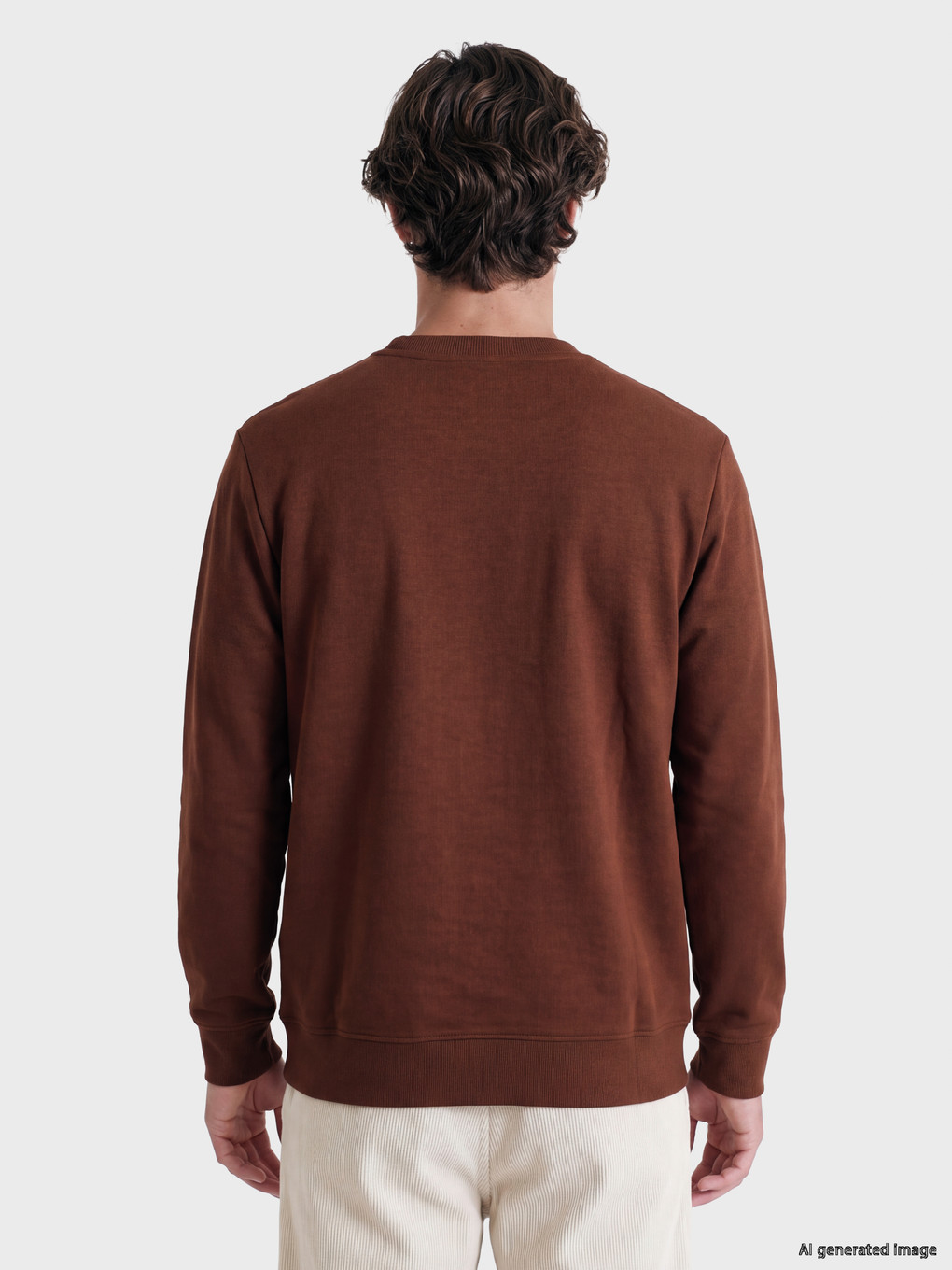 Crew Neck Men's Sweatshirt-4