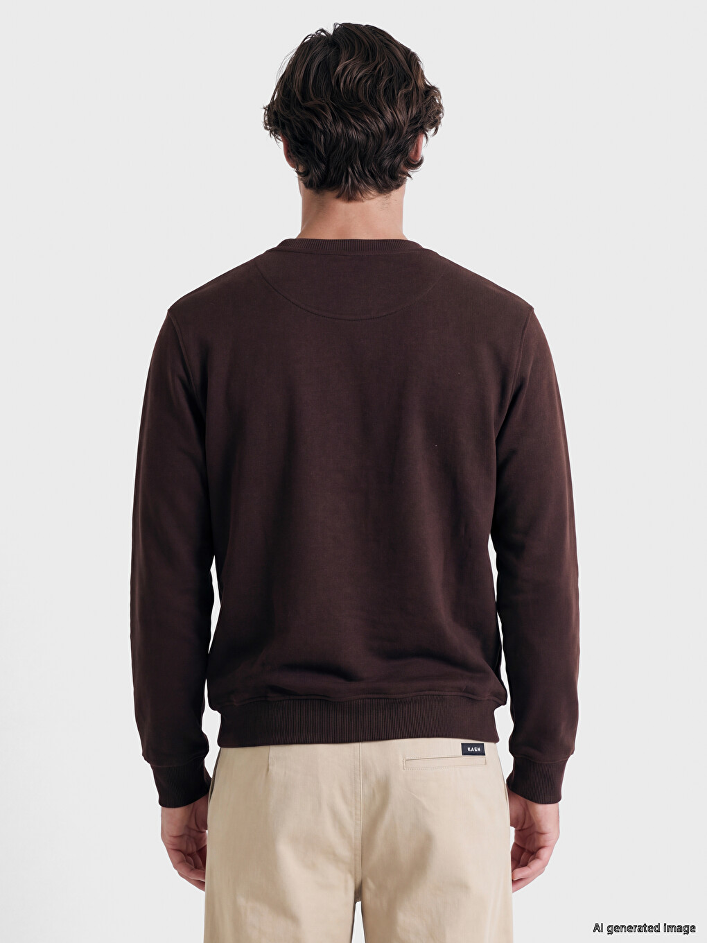 Crew Neck Men's Sweatshirt-3
