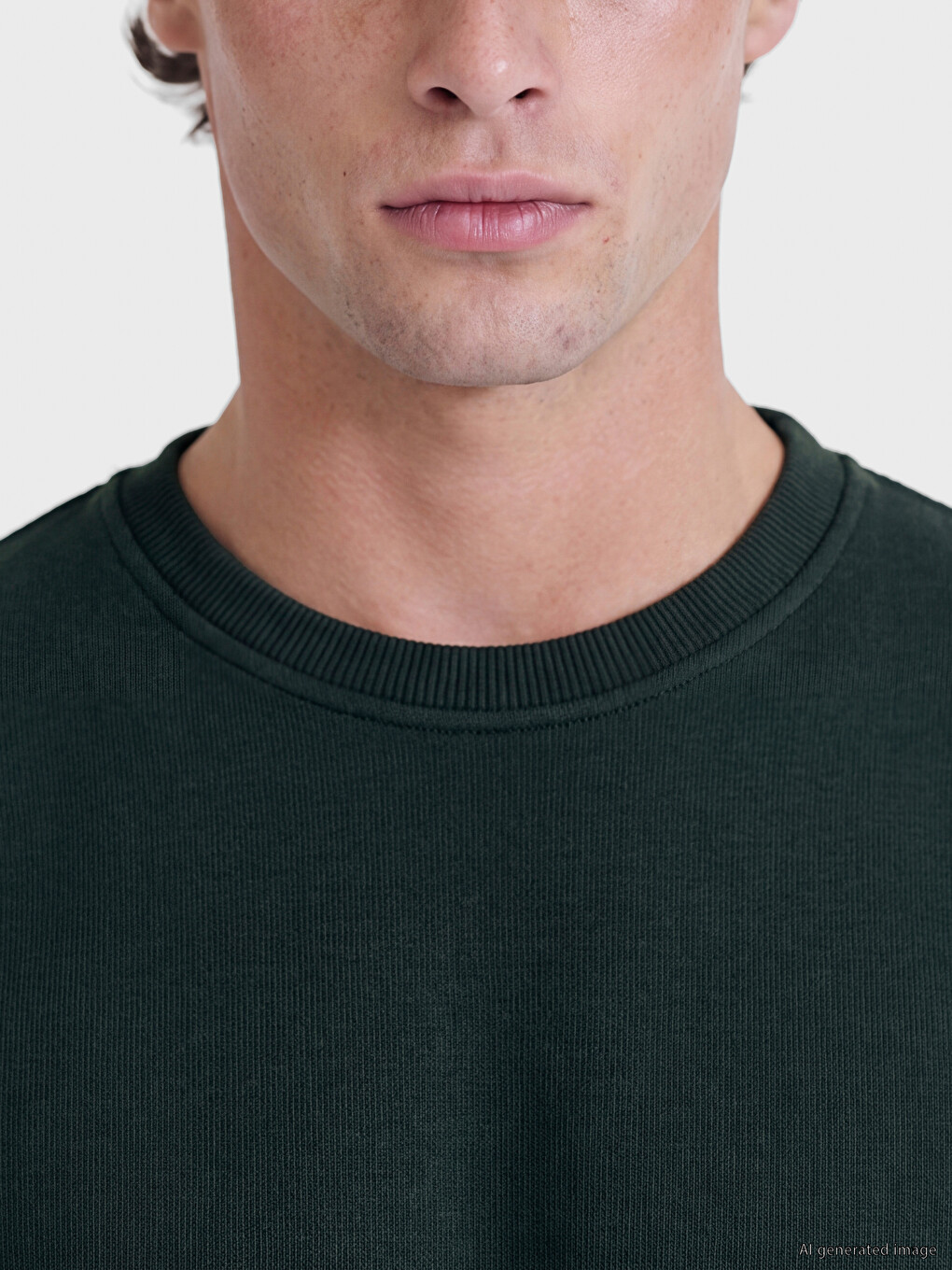 Crew Neck Men's Sweatshirt-2