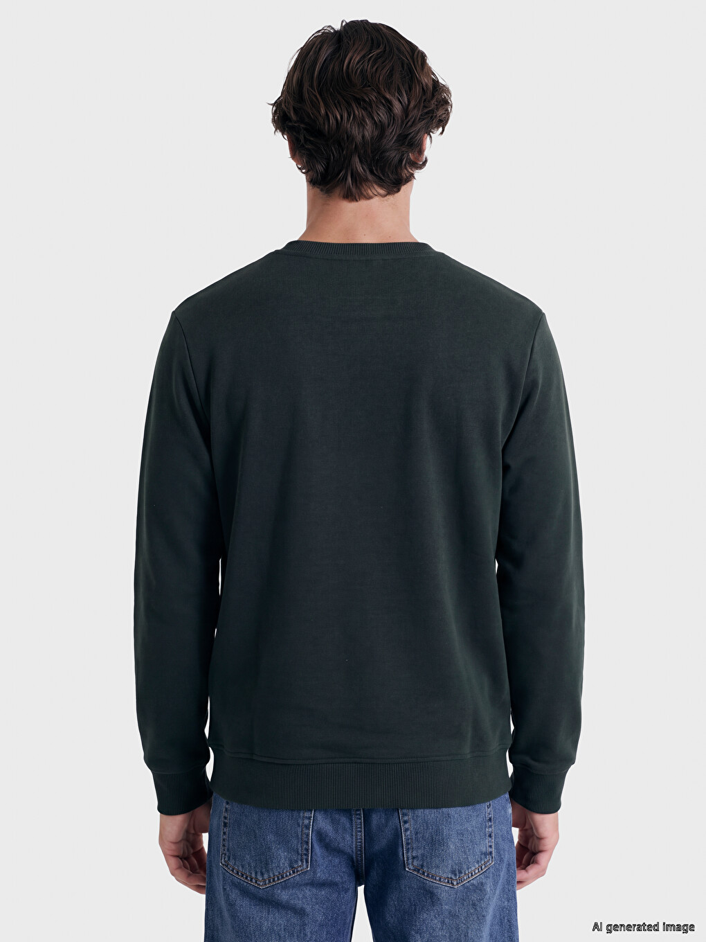 Crew Neck Men's Sweatshirt-3