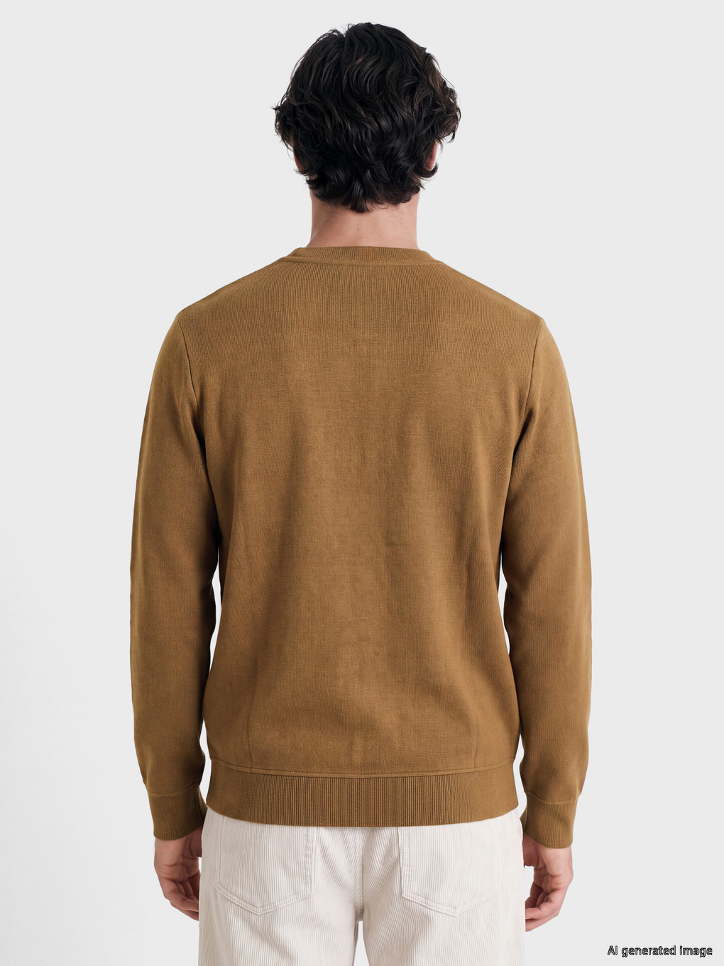 Bedrucktes Herren Rundhals Sweatshirt-4