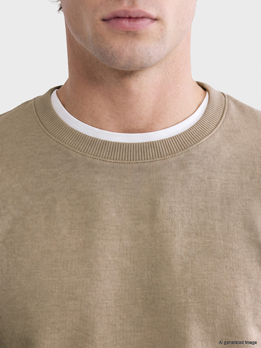 Crew Neck Men's Sweatshirt-2