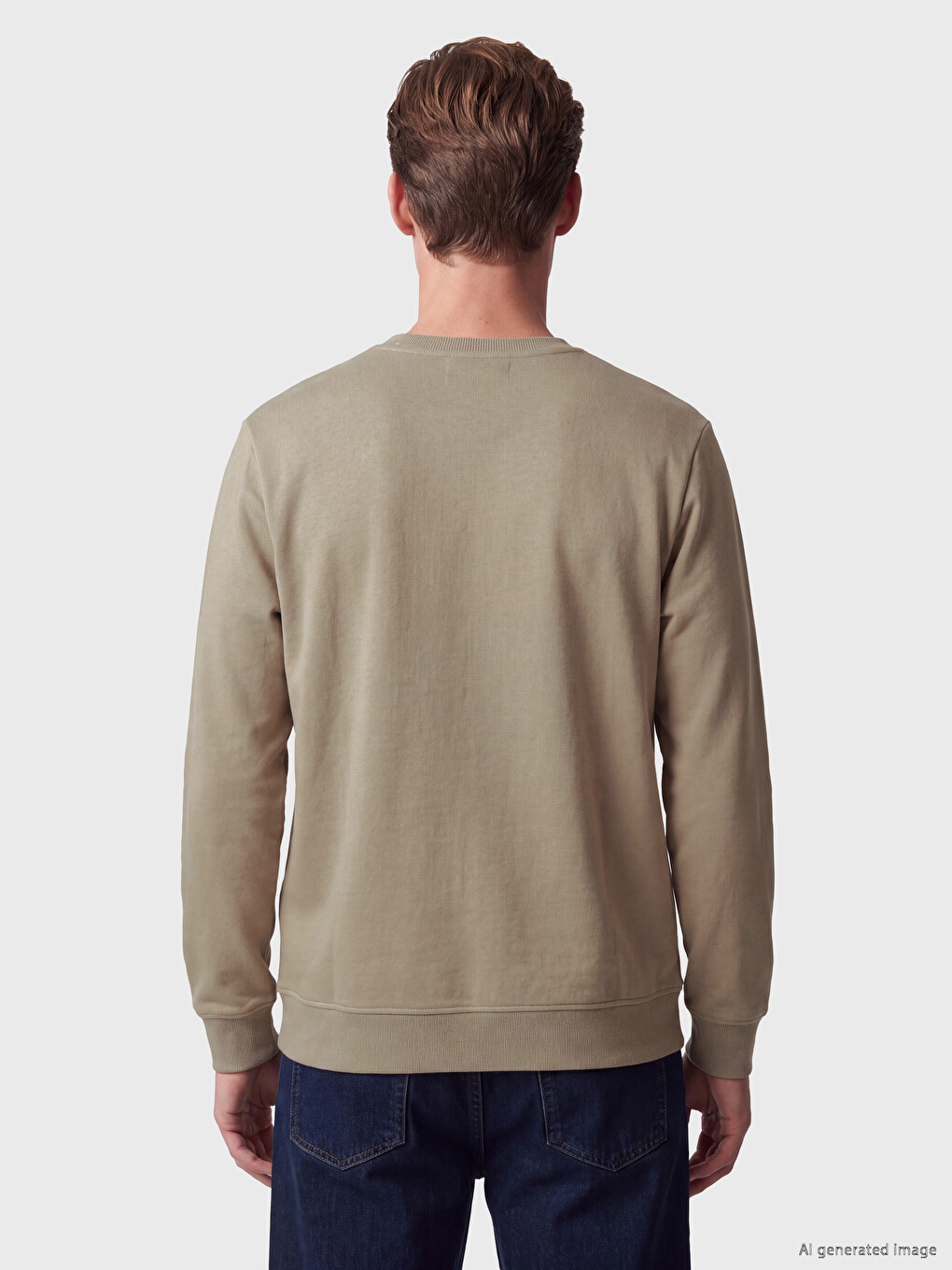 Crew Neck Men's Sweatshirt-7
