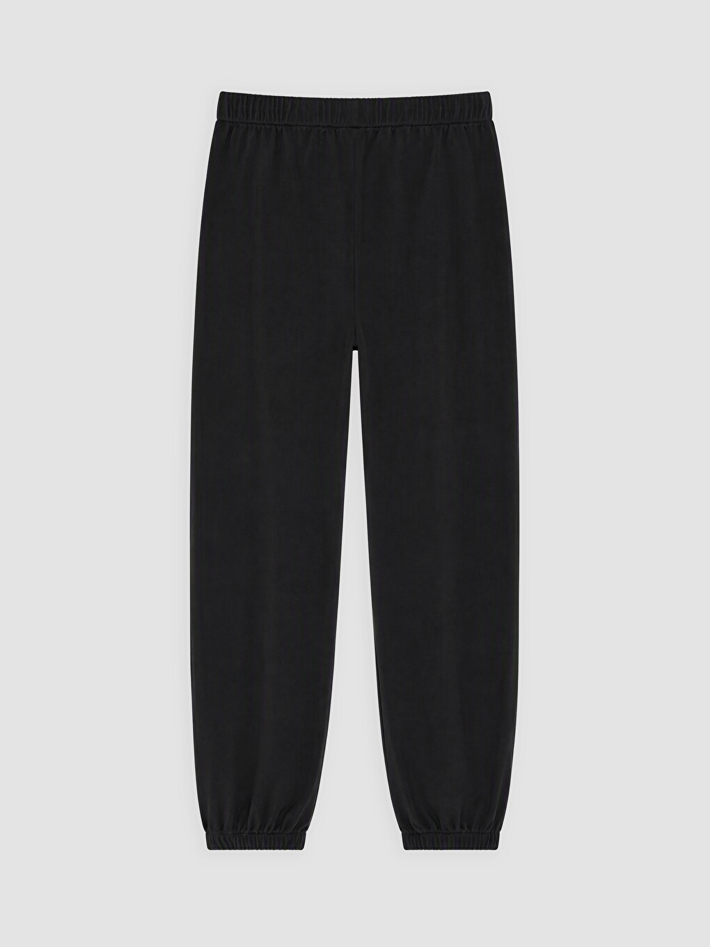 Siyah Nakışlı Kadife Kadın Pijama Takımı-8