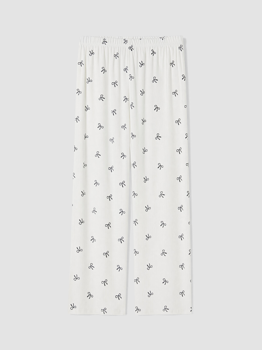 Set De Pijama Din Catifea Pentru Femei Cu Model Cu Funde-9