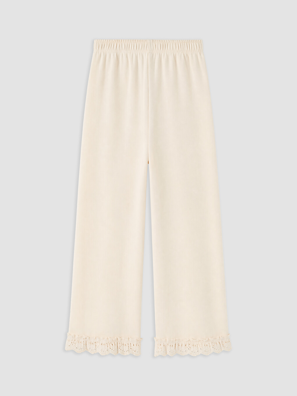 Girl Beige Sweatpants-1
